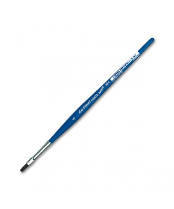 Davinci Forte Basic Brush Flat Blue Matt Handle 394 . Size 4