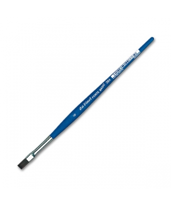 Davinci Forte Basic Brush Flat Blue Matt Handle 394 . Size 6