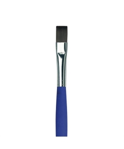 Davinci Forte Basic Brush Flat Blue Matt Handle 394 . Size 16