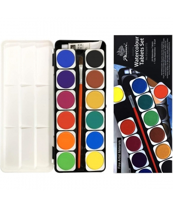 Watercolor Paint Phoenix 30X4Mm 12/Pack P1230Wts