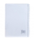 Notebook Comix A5 Ruled 80Sh Pp Spiral Transparent Cpa5801