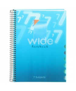 Notebook Mintra A4 Seyes 7Sub 168Sh Pp Spiral Wide 90957