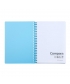 Notebook Comix A5 Ruled 80Sh Pp Spiral Transparent Cpa5801