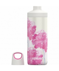 Water Bottle Kambukka Reno Insulated Stainless Steel W/Twist Lid 500Ml Pink Blossom 11-05012