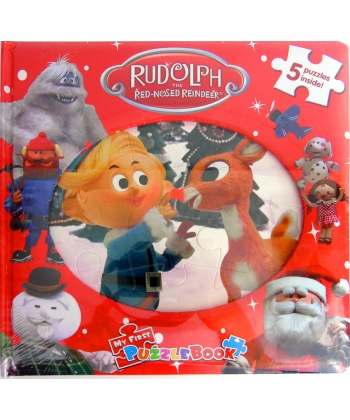 My First Puzzle Book Rudolph Red Nose Reindeer