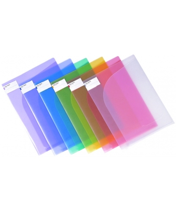 Folder Comix Pp A4 Twin Pocket Assorted A1752