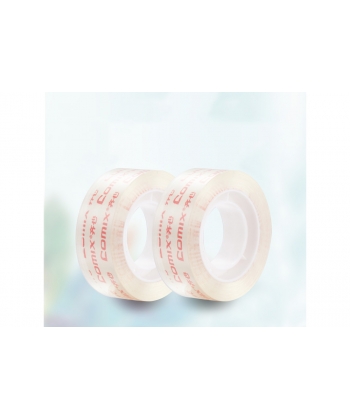 Tape Transparent Comix 18Mmx27.4M 8Pcs Clear Jf1830-8