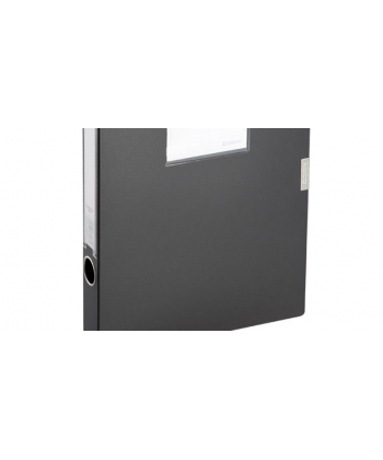 Storage Box Comix Pp A4 75Mm Black Hc-75
