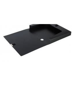 Storage Box Comix Pp A4 75Mm Black Hc-75