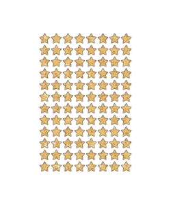 Sticker Trend Supershapes,400 stickers per pack, T46403 Gold Sparkle Stars