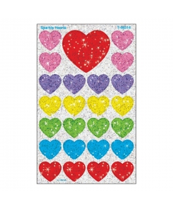 Sticker Trend Supershapes,100 stickers per pack, T46314 Sparkle Hearts