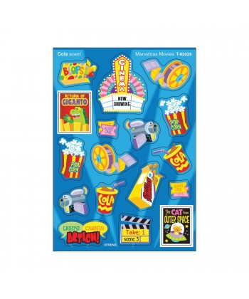 Sticker Trend Stinky,68 stickers per pack, T83026 Mixed Marvelous Movies/Cola