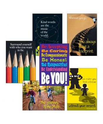 Poster Trend Thinky Positively Set,6 posters per pack, Ta-67909