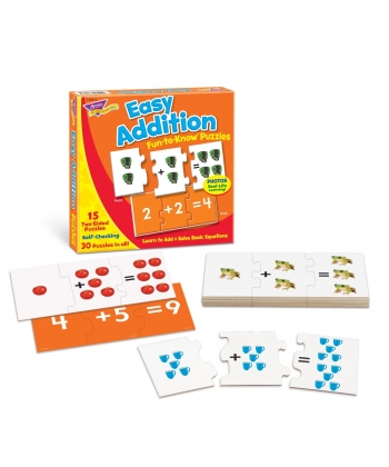Fun To Know Puzzles Trend,45 pieces, T36013 Easy Addition