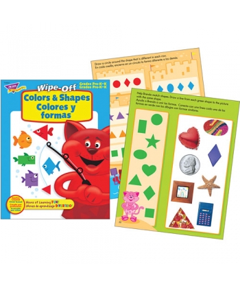 Wipe Off Book Trend T94507 Colors & Shapes/Colores Y Formas
