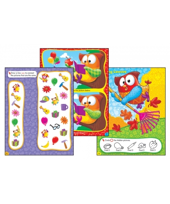 Wipe Off Book Trend,28 page book, T94226 Hide N Seek Adventures Owl-Stars!