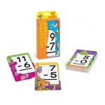 Pocket Flash Card Trend Soustraction French,52 two-sided cards, T-23010