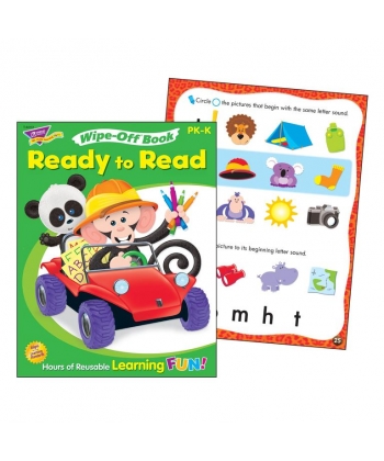 Wipe Off Book Trend Ready To Read--Level 1 Monkey Mischief,28 reusable pages, T94151
