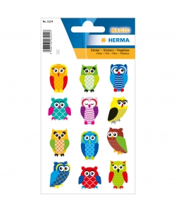 Sticker Herma Magic Owls Glitter 3224