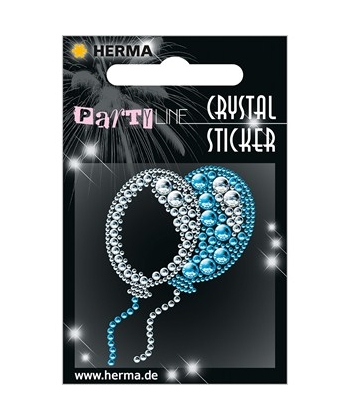 Sticker Herma Crystal Partyline Balloons 15377