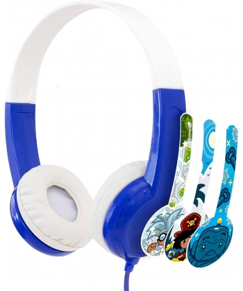 Headphone Buddyphones Discover Blue Bp-Dis-Blue-01-K