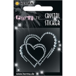 Sticker Herma Crystal Partyline Loving Hearts 15385