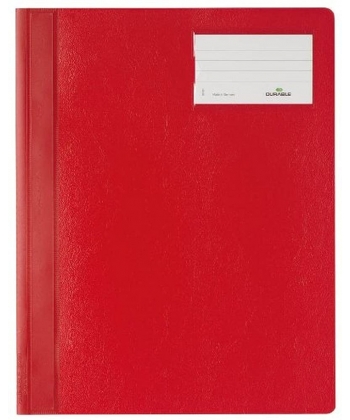 Report Cover Durable Pvc A4 Opaque Cover Red 2500-03