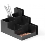 Desk Organizer Durable Optimo 5 Compartments Charcoal 1701588058