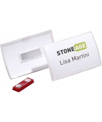 Name Badge Durable 54X90Mm Magnet 1Pc 8215-19