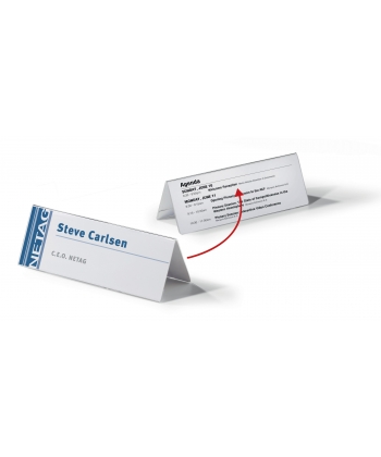Sign Holder Durable Desktop 52/104X100Mm Acrylic 8032-19