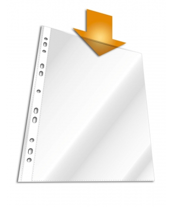 Folder Punched Durable A4 100/Pack Crystal Clear 2668-19