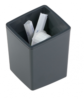 Wastebasket Durable Coffee Point Bin Charcoal 3388-58