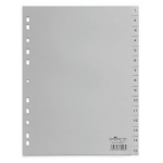 Divider Durable A4 Pp Numerical 1-15 Grey 6524-10