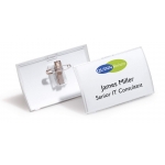Name Badge Durable 54X90Mm Combi Clip 1Pc 8214-19
