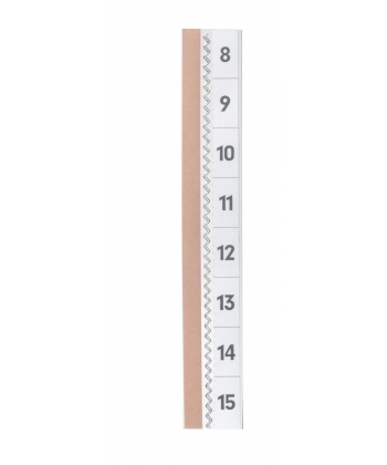 Index Tab Durable Pvc 200X10Mm 5Pcs 8402