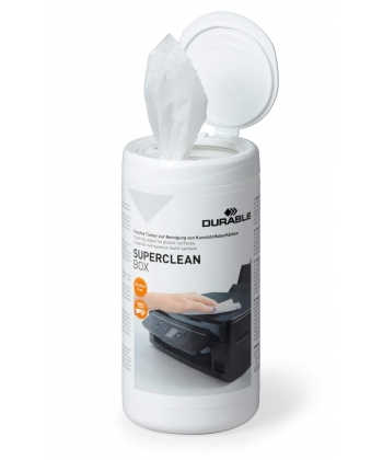Computer Cleaner Durable Superclean Box 100 Cloths 5708-02