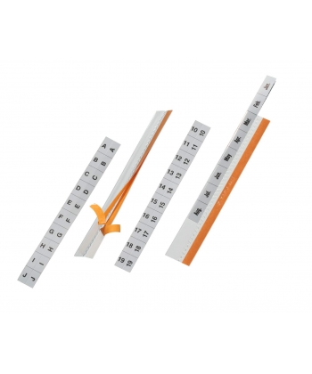 Index Tab Durable Pvc 200X13.3Mm 5Pcs Transparent 8403-19