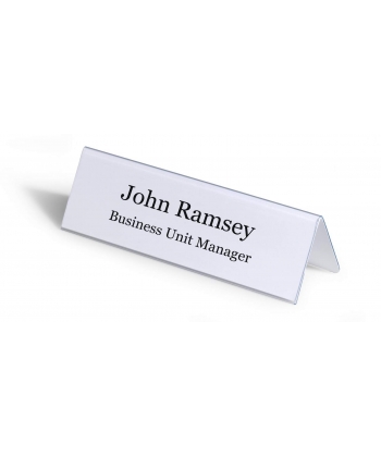 Sign Holder Durable Desktop 61/122X210Mm Transparent 8052-19