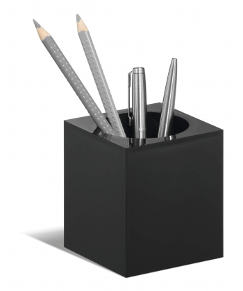 Pen Holder Durable Cubo Squared Black 7722-01