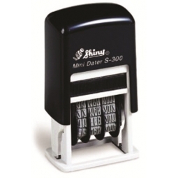 Stamp Shiny S300A 3Mm Date Printer Arabic Blister Black
