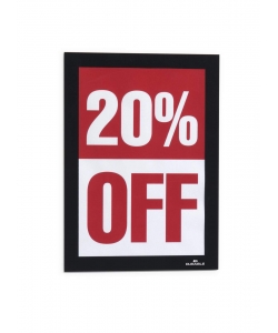 Sign Holder Durable Wall Duraframe A5 Magnetic 1Pc 4898