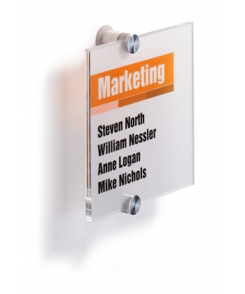 Sign Holder Durable Wall Crystal Sign 148X148Mm Acrylic 4822-19