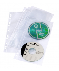 Cd Sleeve Durable Multi Punched A4 5/Pack 5282-19
