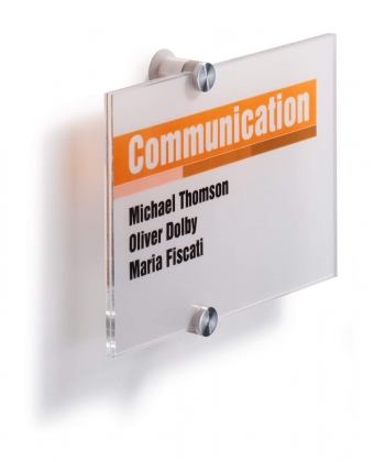 Sign Holder Durable Wall Crystal Sign 210X148Mm Acrylic 4823-19
