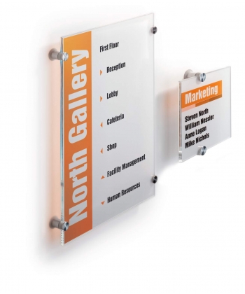 Sign Holder Durable Wall Crystal Sign 297X420Mm Acrylic 4826-19