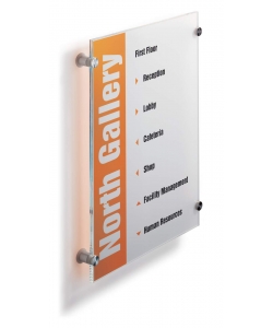 Sign Holder Durable Wall Crystal Sign 297X420Mm Acrylic 4826-19
