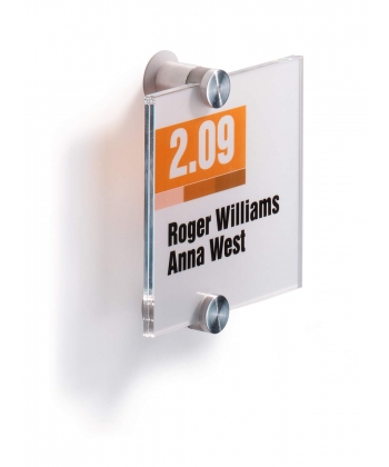 Sign Holder Durable Wall Crystal Sign 105X105Mm Acrylic 4820-19