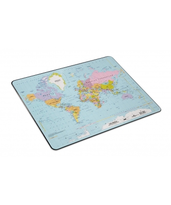 Desk Pad Durable 40X53Cm World Map 7211-19