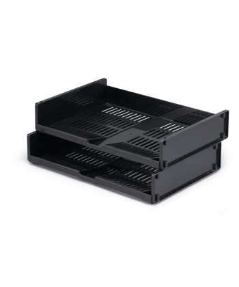 Letter Tray Durable A4 Landscape Optimo Charcoal 1700801058