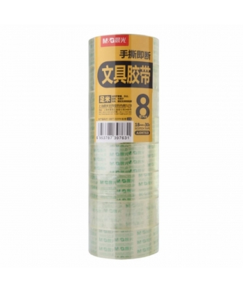Tape Transparent Mg 18Mmx30Y 8Pcs Clear Ajd97323